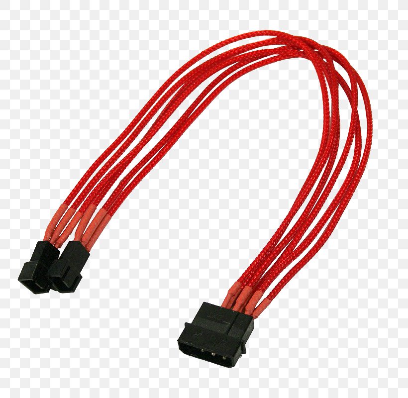 Computer Cases & Housings Molex Connector Electrical Cable Serial ATA Fan, PNG, 800x800px, Computer Cases Housings, Adapter, Cable, Data Transfer Cable, Electrical Cable Download Free