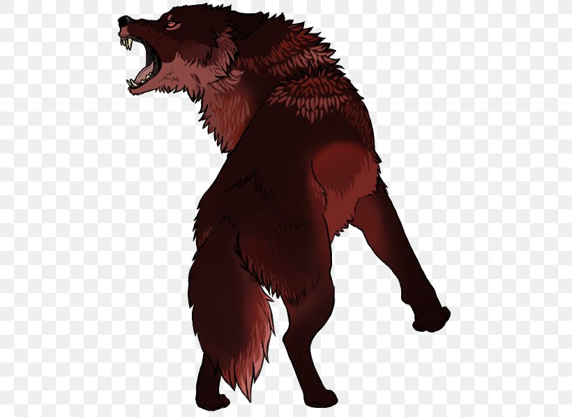 Dog Werewolf Canidae Snout Fur, PNG, 497x598px, Dog, Bear, Canidae, Carnivoran, Claw Download Free