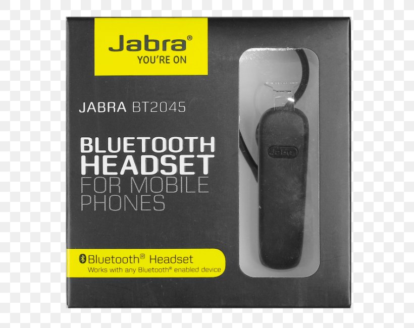 Jabra BT2045 Headphones Ear Headset, PNG, 650x650px, Jabra Bt2045, Auricle, Bluetooth, Brand, Computer Hardware Download Free