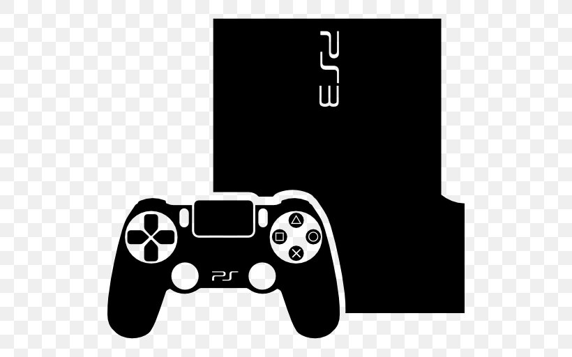 PlayStation 4 PlayStation 2 PlayStation 3 Game Controllers Video Game, PNG, 512x512px, Playstation 4, All Xbox Accessory, Black, Black And White, Brand Download Free