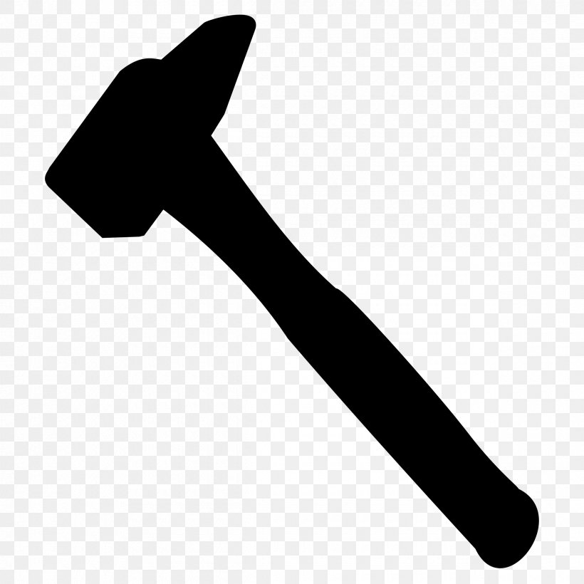 Sledgehammer Blacksmith Clip Art, PNG, 2400x2400px, Hammer, Anvil, Augers, Black And White, Blacksmith Download Free