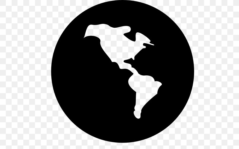 World Map Globe, PNG, 512x512px, World, Black And White, Earth, Flat Design, Globe Download Free