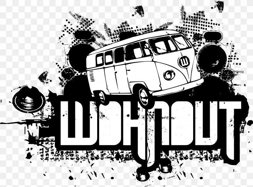 Car Volkswagen Type 2 Motor Vehicle Van, PNG, 1458x1078px, Car, Automotive Design, Black And White, Brand, Campervan Download Free