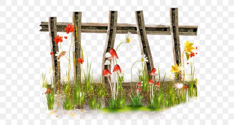 Fence Garden Clip Art, PNG, 611x440px, Fence, Flora, Floral Design, Floristry, Flower Download Free
