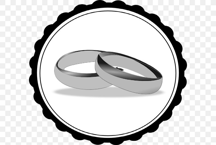 Wedding Ring Free Content Clip Art, PNG, 600x550px, Wedding Ring, Black And White, Body Jewelry, Brand, Bride Download Free