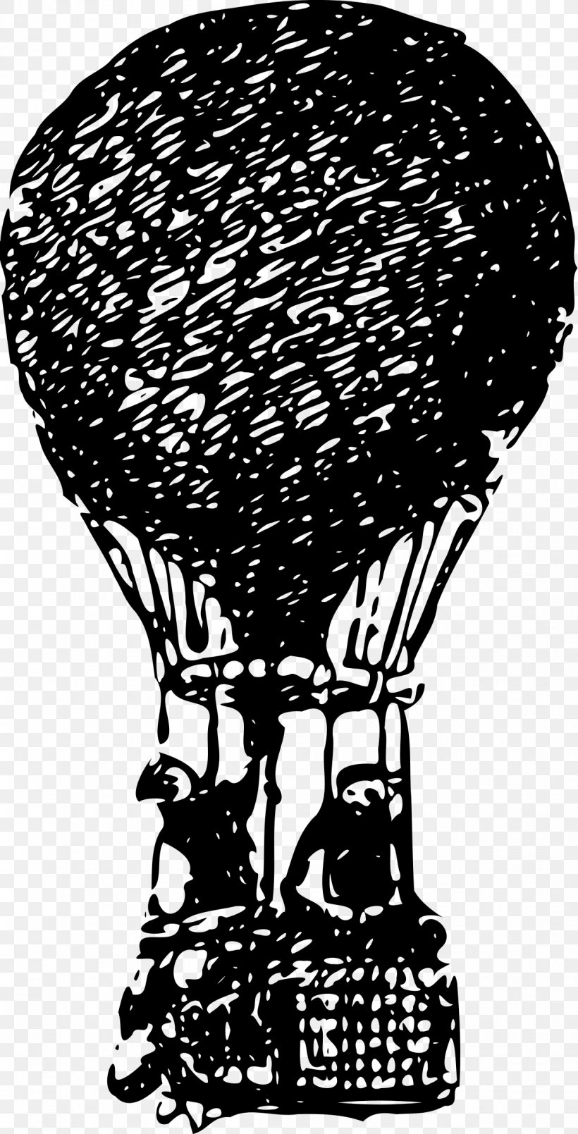 Clip Art, PNG, 1223x2400px, Balloon, Black And White, Hot Air Balloon, Monochrome, Monochrome Photography Download Free