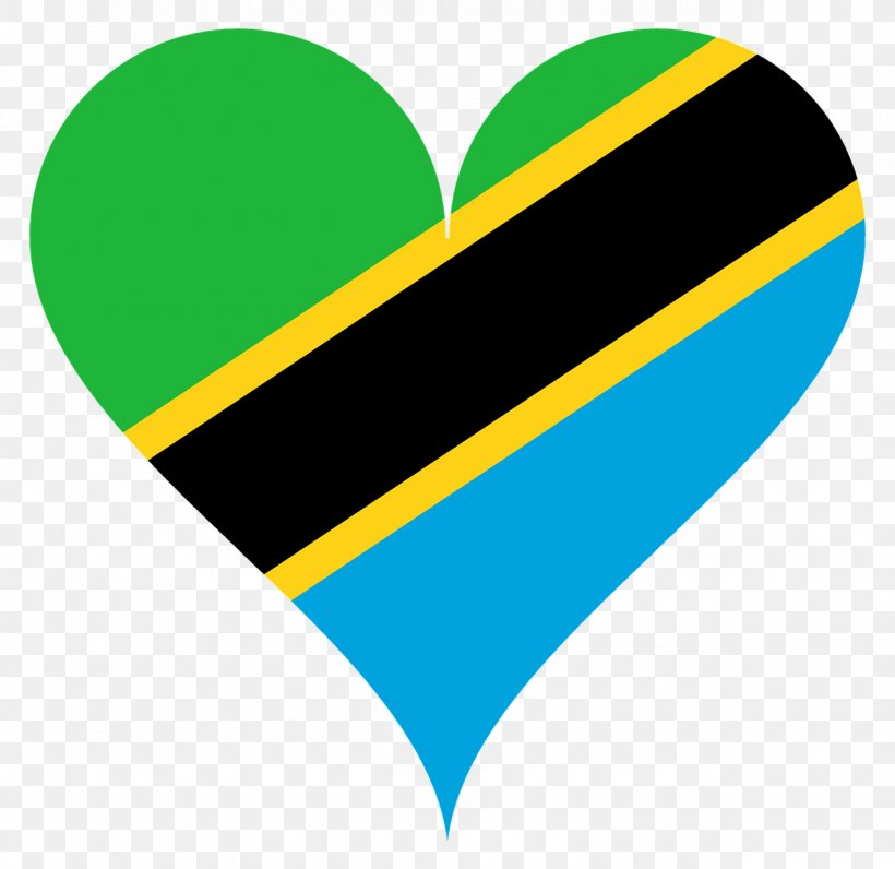Flag Of Tanzania Vector Graphics Illustration, PNG, 1280x1243px, Tanzania, Flag, Flag Of Tanzania, Green, Heart Download Free