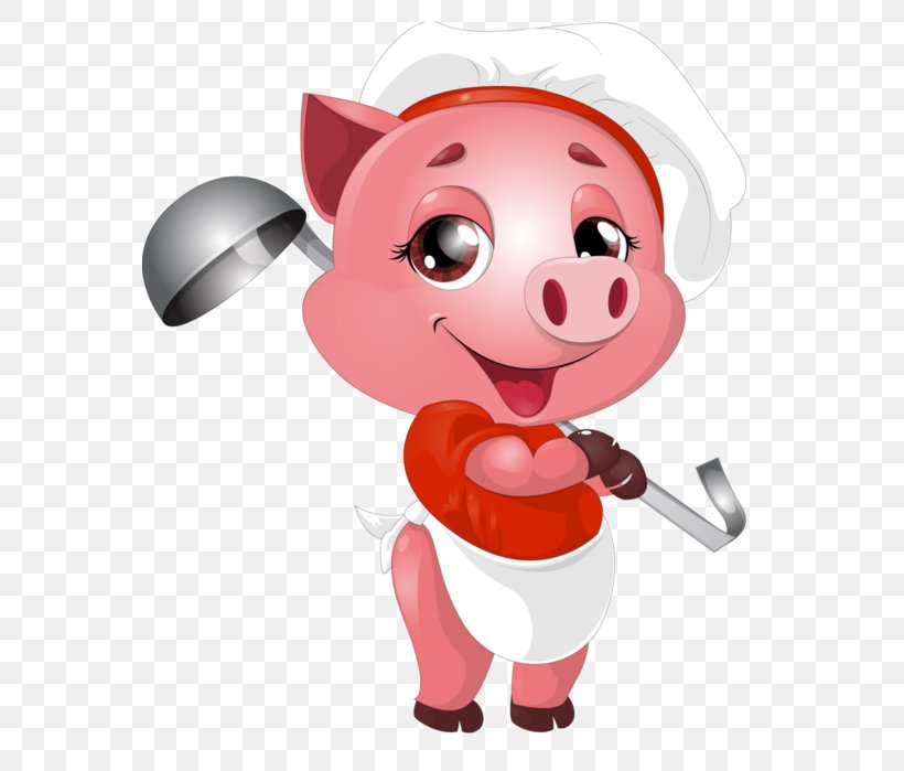 Domestic Pig Drawing Clip Art, PNG, 561x699px, Domestic Pig, Cartoon, Chef, Cuteness, Drawing Download Free