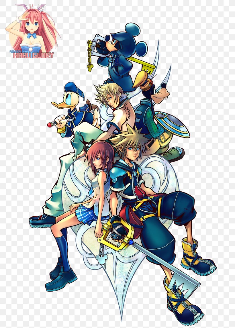 Kingdom Hearts III Kingdom Hearts HD 1.5 Remix Kingdom Hearts HD 2.5 Remix, PNG, 800x1145px, Watercolor, Cartoon, Flower, Frame, Heart Download Free