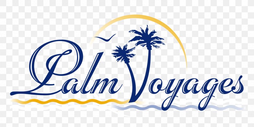 PALM VOYAGES Logo, PNG, 1509x759px, Logo, Area, Art, Blue, Brand Download Free