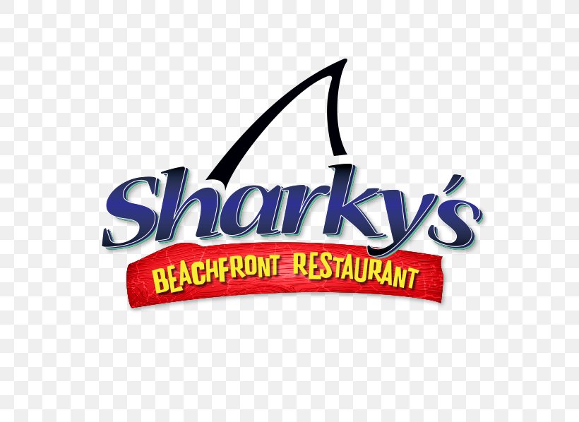 Sharky's Beachfront Restaurant Panama City Seafood, PNG, 576x598px, Restaurant, Brand, Food, Hotel, Logo Download Free