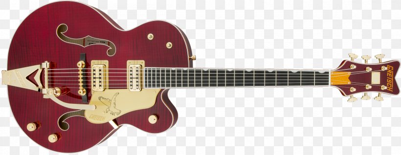 Gretsch Electric Guitar Archtop Guitar Semi-acoustic Guitar, PNG, 2400x932px, Gretsch, Acoustic Electric Guitar, Acoustic Guitar, Archtop Guitar, Bass Guitar Download Free