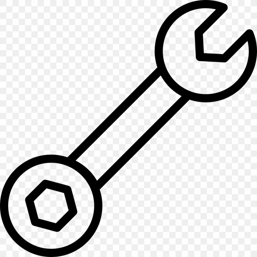 Spanners Vector Graphics Tool Torque Wrench Adjustable Spanner, PNG, 980x980px, Spanners, Adjustable Spanner, Black And White, Body Jewelry, Hammer Download Free