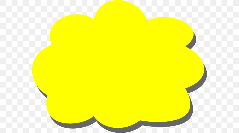 Yellow Cloud Clip Art, PNG, 600x456px, Yellow, Area, Balloon, Cloud, Copyright Download Free