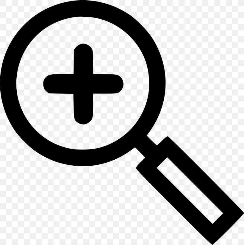 Magnifying Glass, PNG, 980x982px, Zooming User Interface, Area, Black And White, Brand, Magnifying Glass Download Free