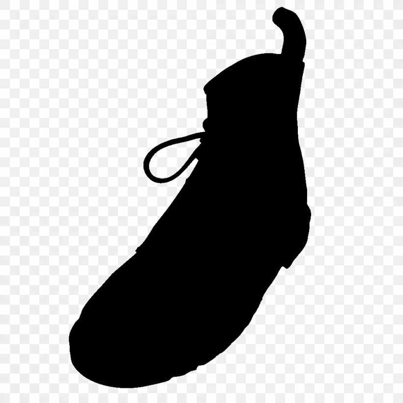 Shoe Clip Art Silhouette Line Black M, PNG, 1000x1000px, Shoe, Black, Black M, Blackandwhite, Footwear Download Free