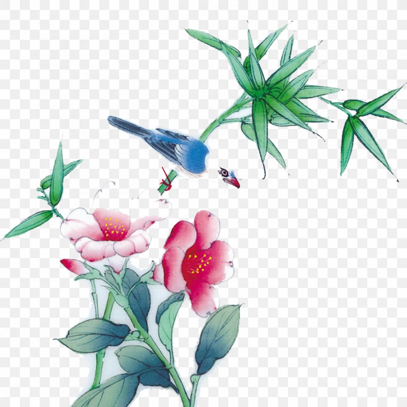 The Sea Miss You Everyday Blog Photography Pixnet, PNG, 1417x1417px, Gongbi, Art, Bird And Flower Painting, Chinese Art, Chinese Painting Download Free