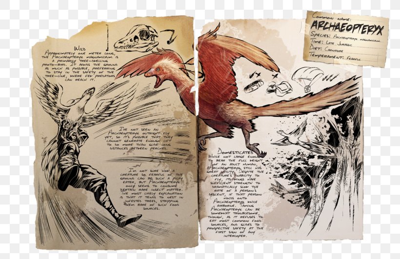 ARK: Survival Evolved Archaeopteryx Bird Pteranodon Ichthyornis, PNG, 800x532px, Ark Survival Evolved, Archaeopteryx, Argentavis Magnificens, Bird, Book Download Free