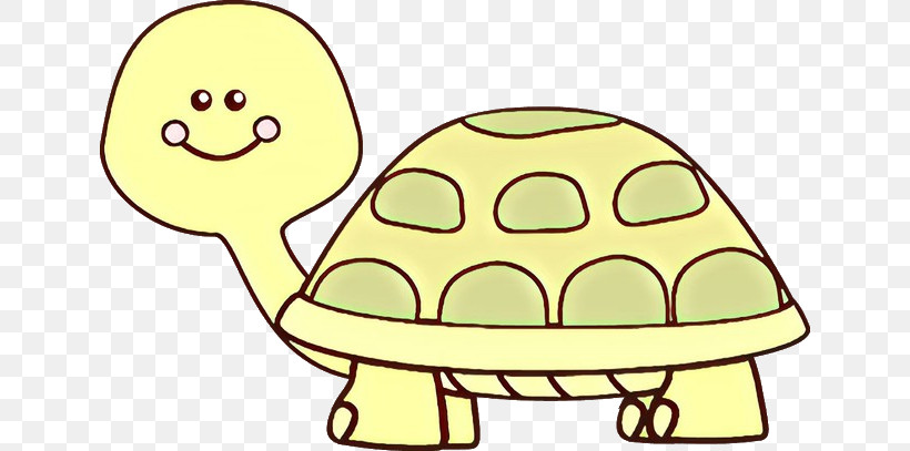 Tortoise Yellow Turtle Cartoon Pond Turtle, PNG, 640x407px, Tortoise, Cartoon, Happy, Pond Turtle, Smile Download Free