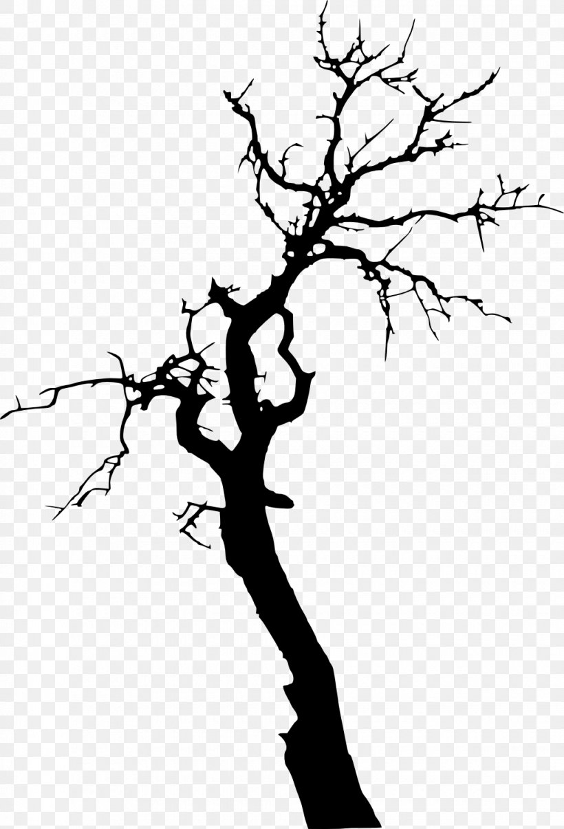 Tree Death Branch Clip Art, PNG, 1020x1500px, Tree, Black And White, Branch, Death, Flower Download Free