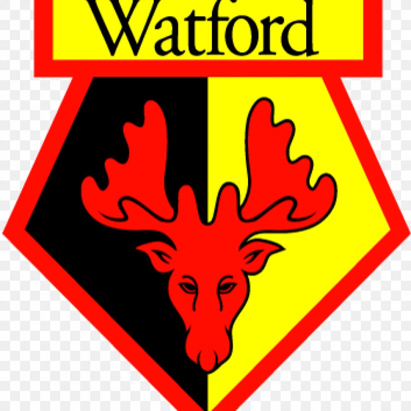 Watford F.C. Watford L.F.C. Premier League FA Cup English Football League, PNG, 1024x1024px, Watford Fc, Antler, Area, Artwork, Deer Download Free