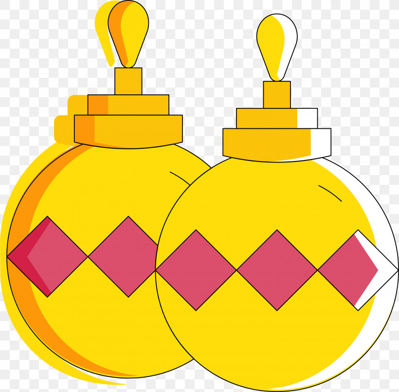 Christmas Globe Christmas Bulbs, PNG, 3000x2952px, Christmas Globe, Christmas Bulbs, Yellow Download Free