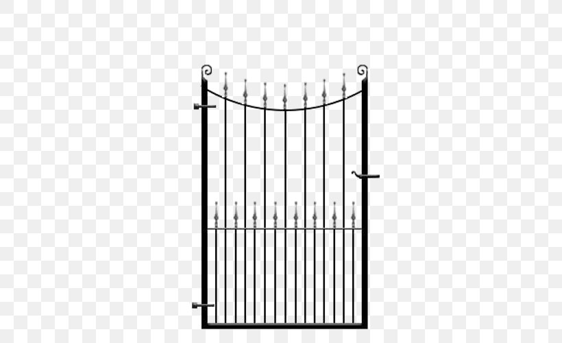 Gate Fence Wrought Iron Garden Metal, PNG, 500x500px, Gate, Area, Baluster, Black And White, Door Download Free