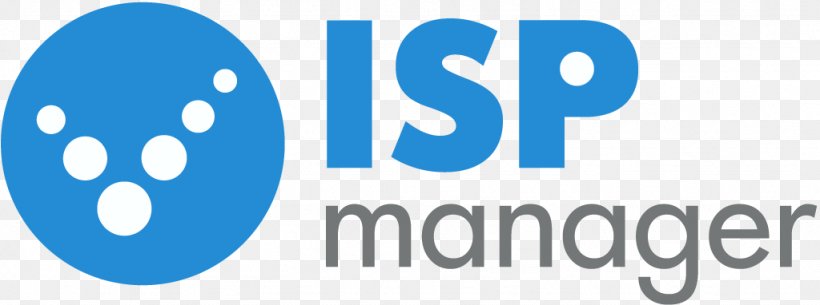 Logo ISPmanager Plesk Internet Service Provider Web Hosting Control Panel, PNG, 1024x382px, Logo, Area, Blue, Brand, Internet Service Provider Download Free