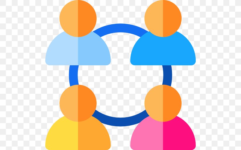 Business Teamwork, PNG, 512x512px, Computer Network, Area, Communication, Human Behavior, Orange Download Free