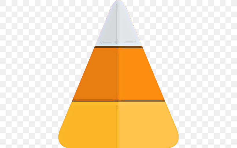 Candy Corn, PNG, 512x512px, Orange, Candy Corn, Cone, Triangle, Yellow Download Free