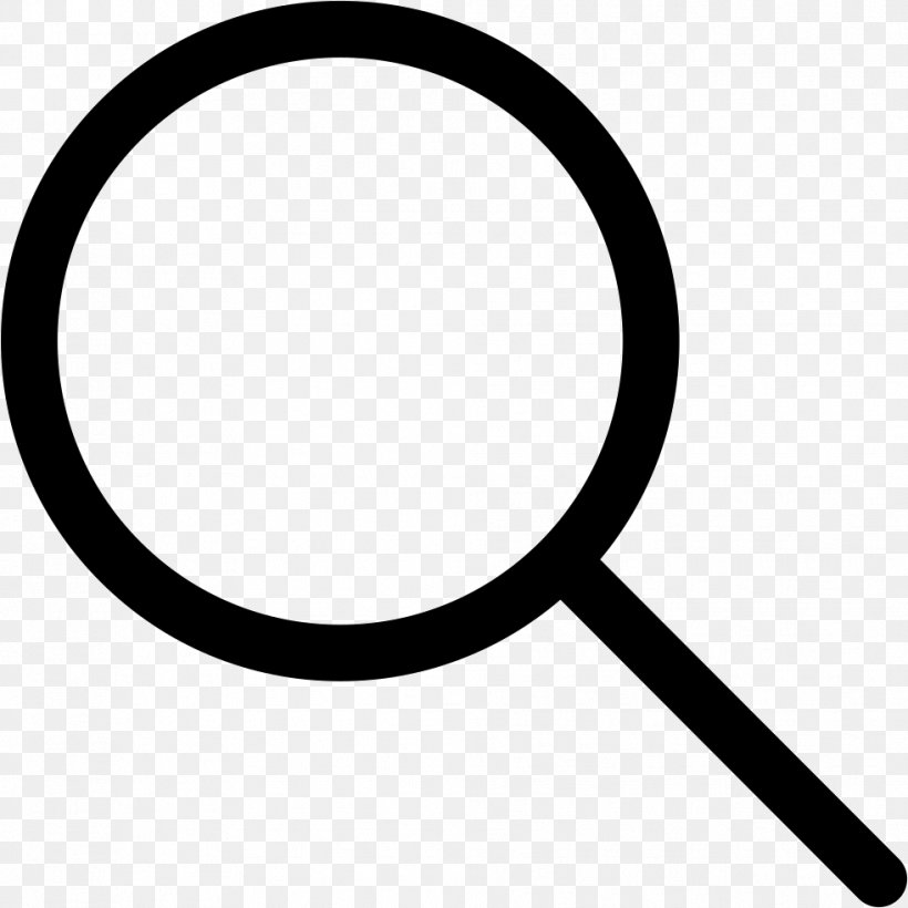 Magnifying Glass, PNG, 982x982px, Magnifying Glass, Black And White, Royaltyfree, Search Box, Symbol Download Free