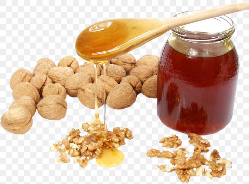 Honey Walnut Nuts Hazelnut, PNG, 900x666px, Honey, Dessert, English Walnut, Flavor, Food Download Free