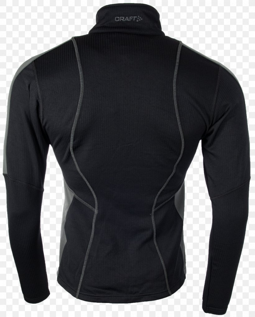 Long-sleeved T-shirt Jacket Polar Fleece, PNG, 1000x1243px, Tshirt, Black, Cardigan, Clothing, Collar Download Free