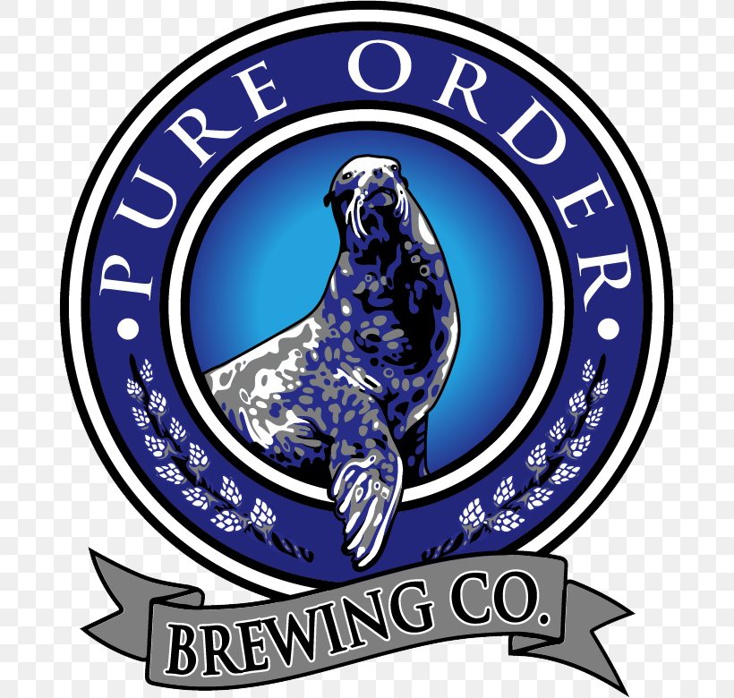 Pure Order Brewing Company Beer Telegraph Brewing Co. Figueroa Mountain Brewing Co. The Brewhouse, PNG, 687x780px, Beer, Badge, Beak, Beer Brewing Grains Malts, Brand Download Free