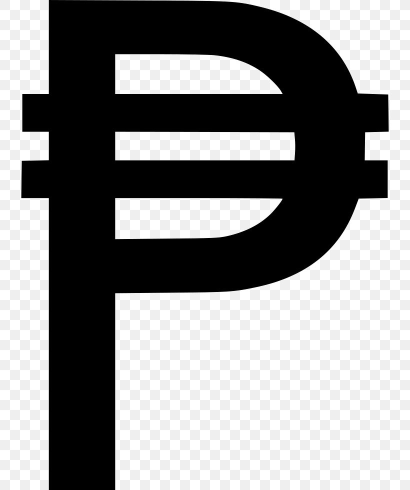 Philippine Peso Sign Philippines Currency Symbol, PNG, 736x980px, Philippine Peso Sign, Black, Black And White, Brand, Coin Download Free