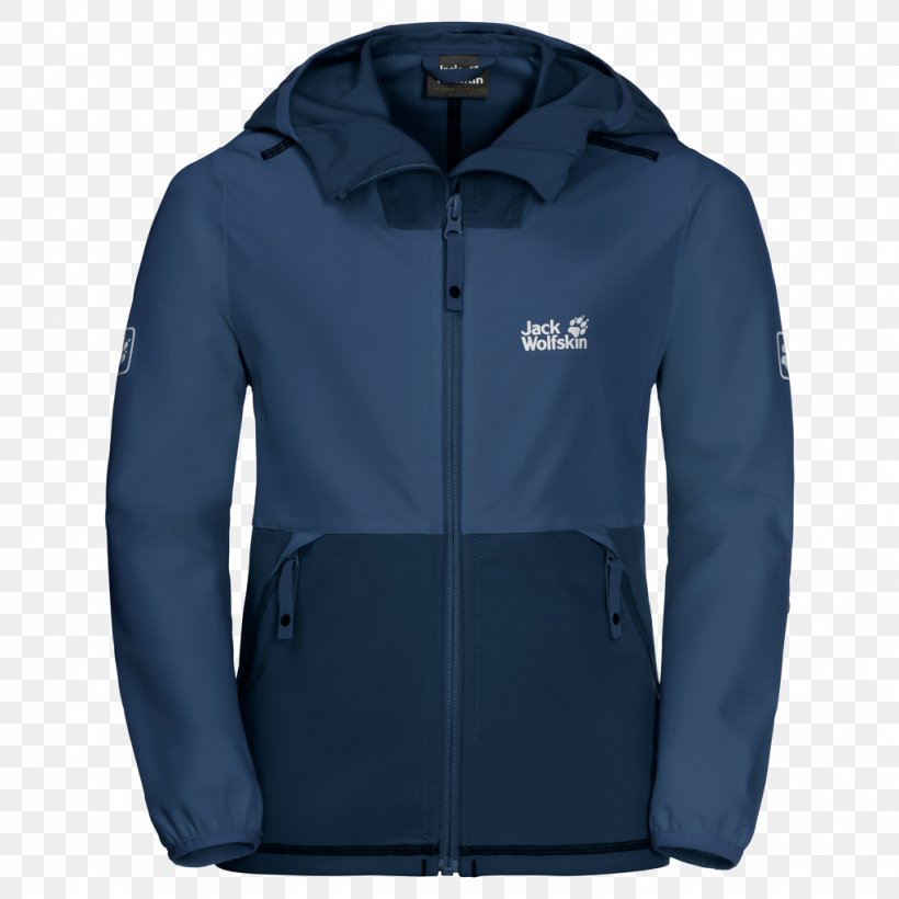Hoodie Jacket Clothing Jack Wolfskin Outdoor Recreation, PNG, 1024x1024px, Hoodie, Blue, Clothing, Clothing Accessories, Electric Blue Download Free