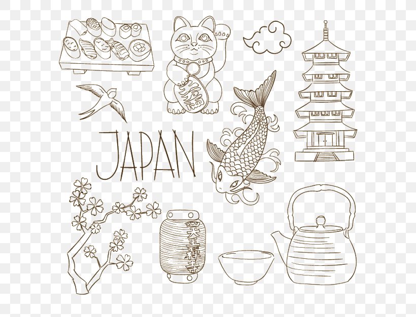 Japanese Cuisine Sushi Cat, PNG, 626x626px, Japan, Advertising, Body Jewelry, Cat, Fashion Accessory Download Free