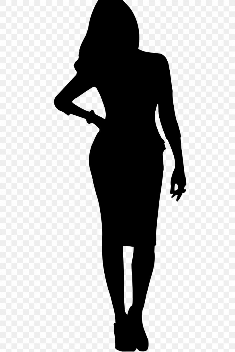 Vector Graphics Silhouette Woman Illustration Girl, PNG, 1000x1500px ...