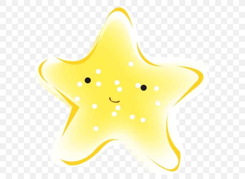 Yellow Starfish Wallpaper, PNG, 600x600px, Yellow, Cartoon, Computer, Star, Starfish Download Free
