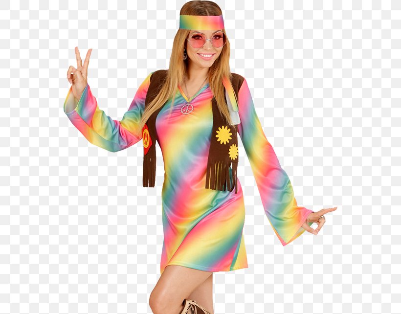Costume Hippie Dress Disguise Waistcoat, PNG, 562x642px, Costume, Adult, Clothing, Coat, Day Dress Download Free