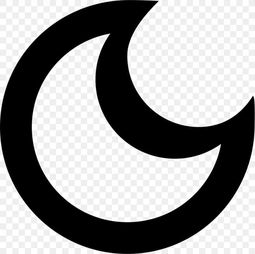 Crescent Lunar Phase Moon Symbol, PNG, 981x980px, Crescent, Black And White, Lunar Phase, Meteorology, Monochrome Download Free