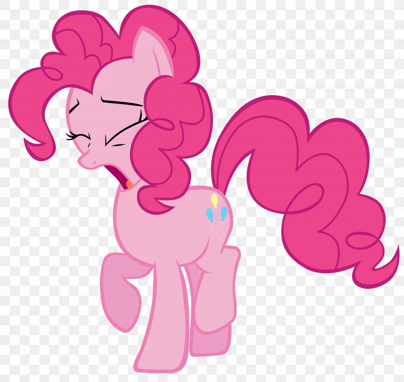 Pinkie Pie Rainbow Dash Rarity Twilight Sparkle My Little Pony: Friendship Is Magic Fandom, PNG, 7400x7000px, Watercolor, Cartoon, Flower, Frame, Heart Download Free