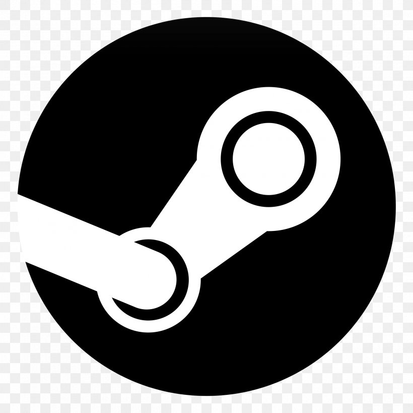 Steam Video Game Computer Software, PNG, 2400x2398px, Steam, Android, Black And White, Computer Software, Logo Download Free