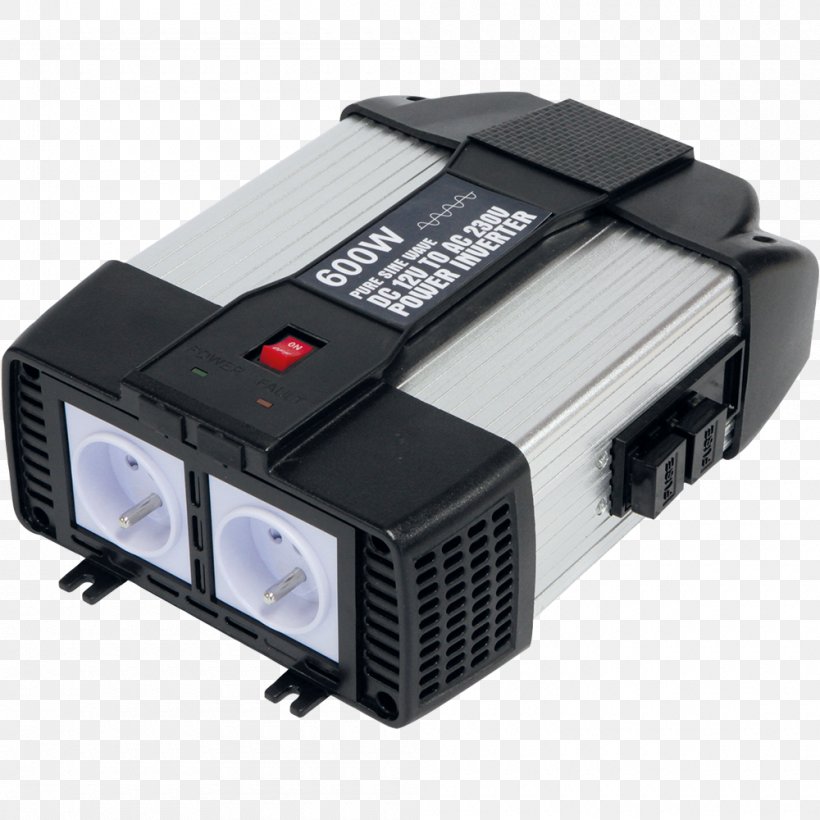AC Adapter Power Inverters Sine Wave Menič Electric Potential Difference, PNG, 1000x1000px, Ac Adapter, Alternating Current, Dctodc Converter, Direct Current, Electric Current Download Free