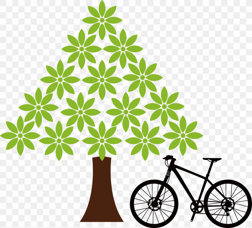 Bike Bicycle, PNG, 3000x2718px, Bike, Bicycle, Bicycle Wheel, Branching, Flower Download Free