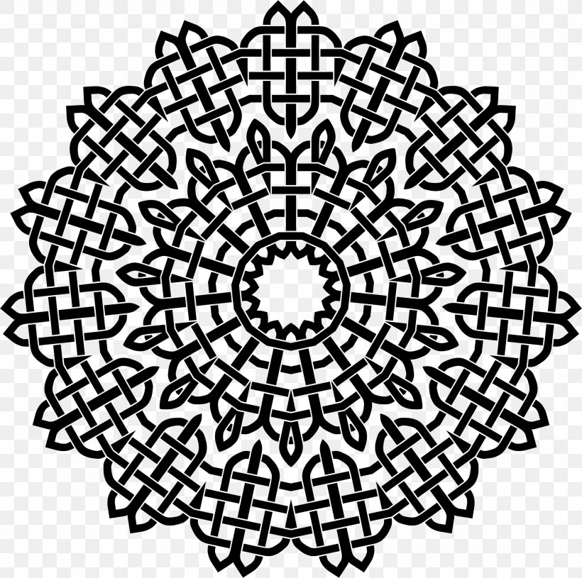 Celtic Knot Pattern, PNG, 2306x2294px, Celtic Knot, Area, Black And White, Celts, Disc Jockey Download Free