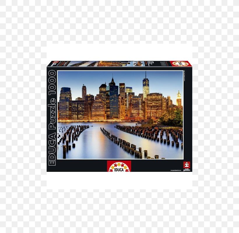 Educa Borràs Jigsaw Puzzles Game New York City Skyscraper, PNG, 800x800px, Jigsaw Puzzles, Advertising, Architecture, Brand, Building Download Free