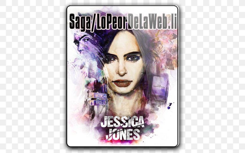 Jessica Jones Purple Man Television Show Netflix Marvel Cinematic Universe, PNG, 512x512px, Jessica Jones, Actor, Adventure Film, Album Cover, Bingewatching Download Free