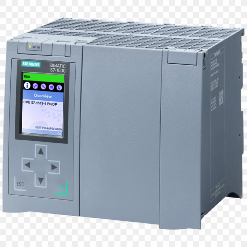 Simatic Step 7 Programmable Logic Controllers Central Processing Unit Siemens, PNG, 1000x1000px, Simatic, Automation, Central Processing Unit, Controller, Hardware Download Free