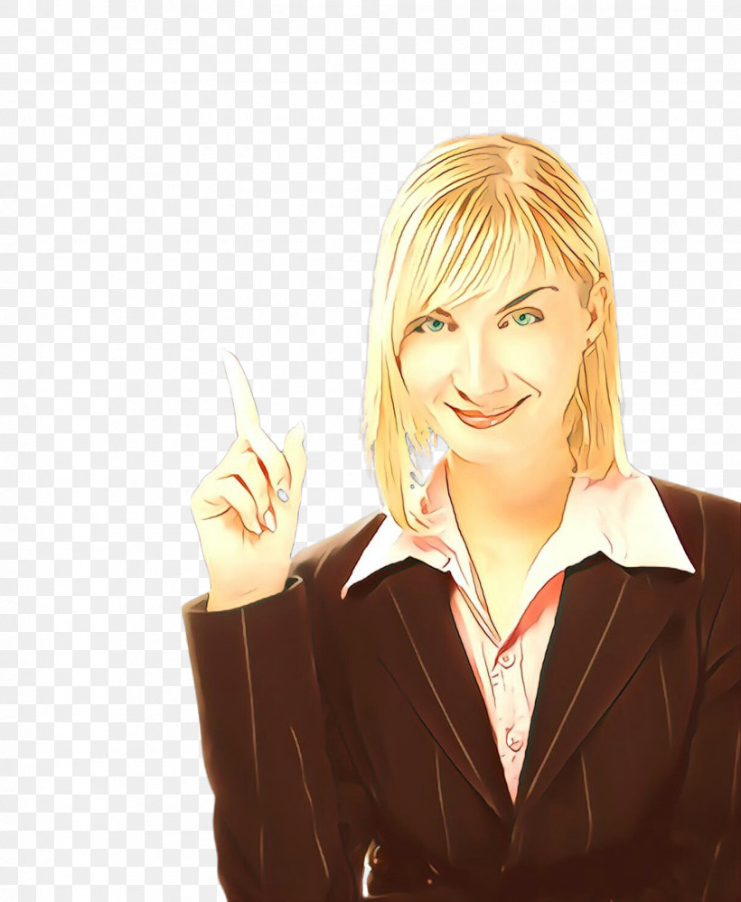 Cartoon Gesture Blond Finger Smile, PNG, 1811x2208px, Cartoon, Blond, Finger, Gesture, Smile Download Free